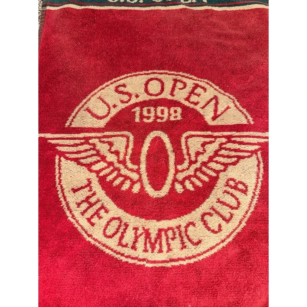 VTG 1998 U.S. Open The Olympic Club Golf Towel Made In Belgium Cotton